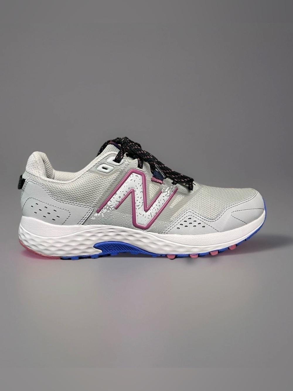 New Balance T410 Women's Gray/Pink Trail Running Shoes Size 11M